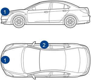 Инструкция за намиране на кода на боята за VOLVO – изображение 1
