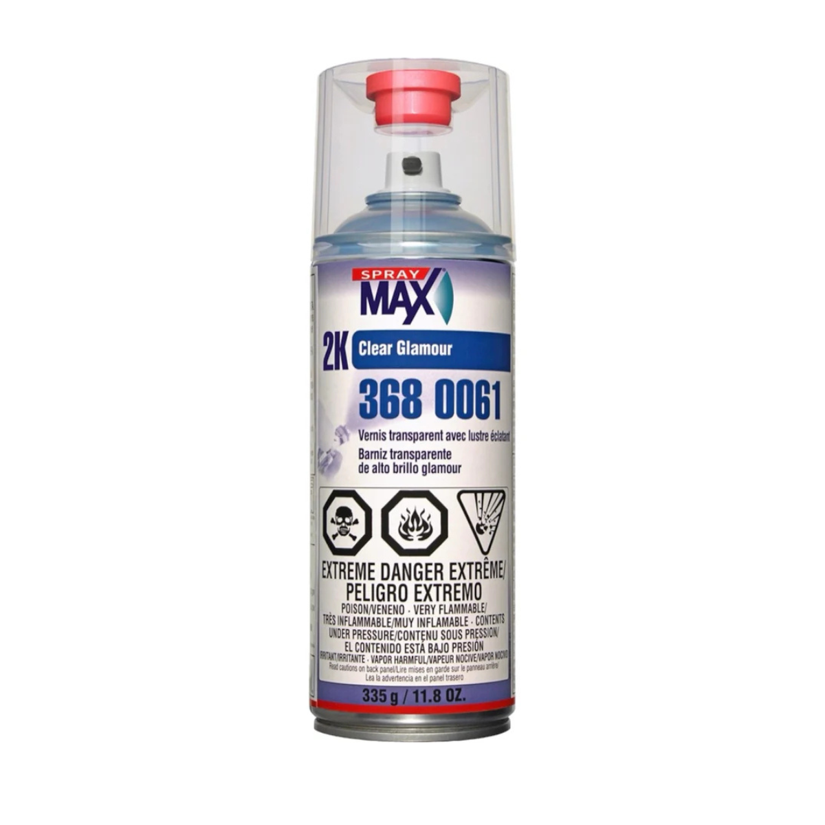 2K Безцветен Авто Лак на спрей SprayMax